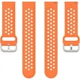thumbnail image 5 of KOMI Band Compatible with Fitbit Versa 2 Watch,Soft Silicone Replacement Strap for Fitbit Versa/Versa Lite/SE Smart Fitness Watch Orange, 5 of 6