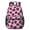 Purple and Pink, variant on Black and Gray Leopard Print Pattern 17" School Backpacks for Teens,Waterproof Oxford Fabric,S-Shape Padded Straps for School,Travel,Hiking,Camping