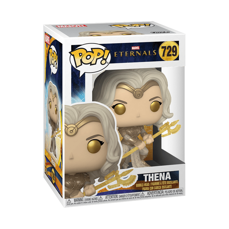 Funko Pop! Eternals – Set of 4 (Thena Vinyl Bobblehead / Makkari 