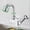 Chrome B, variant on Kitchen Sink Faucet for Bar Farmhouse Commercial, Matte Black Brass Kitchen Sink Faucet, Contemporary Fashion Multifunctional Water Outlet Hot and Cold Faucet, Deck Installation