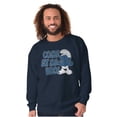 thumbnail image 5 of Smurfs Cartoon Come At Me Bro Funny Sweatshirt for Men or Women Brisco Brands S, 5 of 6