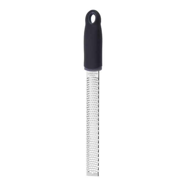 Monstrate Conveniente herramienta profesional rallador Zester de cocina para agregar sabores a los platos fácil y conveniente Cocina y Comedor negro