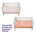 thumbnail image 3 of Crib & Toddler Extra Soft Microfiber Fitted Sheets for Standard Crib & Toddler Mattress Pad for Baby Girls and Boys, 4-Pack, 3 of 4