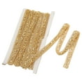 thumbnail image 3 of Rhinestone Ribbon,Rhinestone Ribbon 1.5cm Wide DIY Crafts Gold Ribbon Wedding Ribbon World-Class Design, 3 of 8
