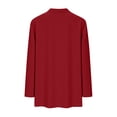 thumbnail image 5 of Gamivast Zebra Print Tunic Tops for Women Loose Crew Neck Long Sleeve Sweatshirts Casual Pullover Tees Side Pockets Fall Daily Outfits, 5 of 9