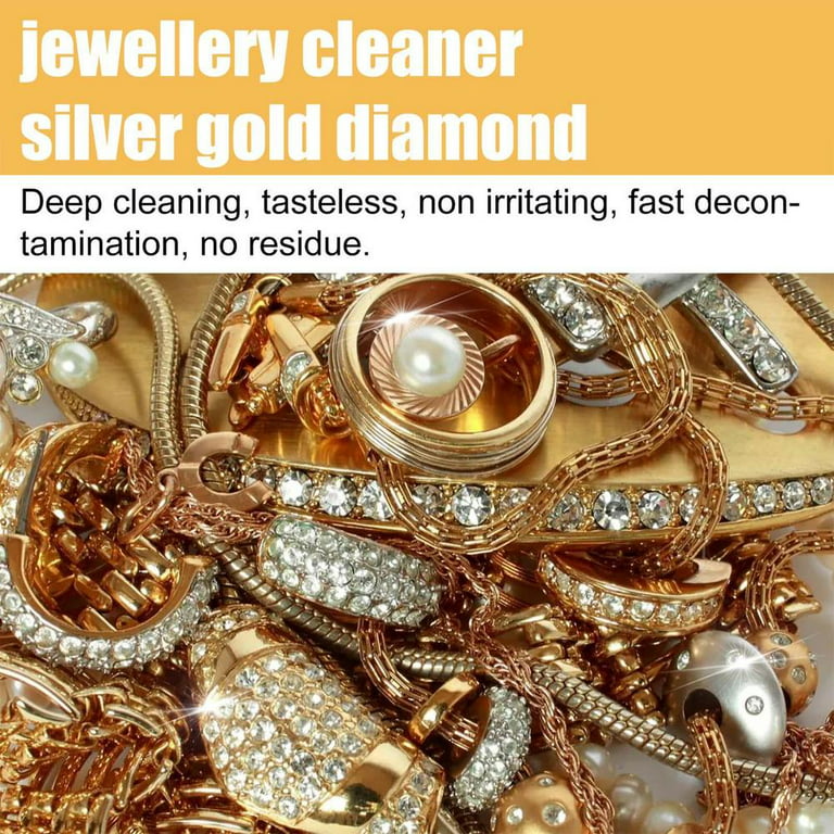 Jewelry Cleaner Liquid Silver Gold Jewelry Care Cleaning Solution