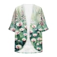 thumbnail image 4 of NJDVHB Cardigan d'Hiver pour Femmes, Blouse Décontractée à Manches Longues avec Poche, 4 of 5