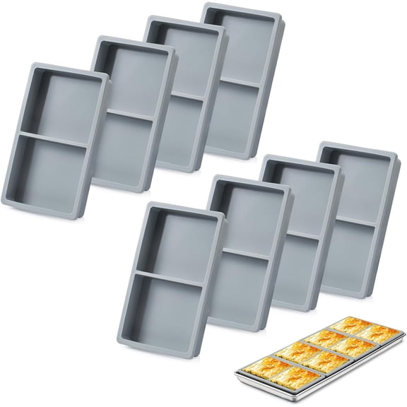 Silicone Tray Dividers for Harvest Right Freeze Dryer Medium Trays, Silicone Food Molds for Harvest right freeze dryer accessories, 8 pcs silicone food freezer tray Match two Medium Trays