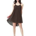 thumbnail image 2 of Censtreet Nightgown for Women Chemise Sleeveless Camisole Slip Nightshirt Babydoll Sleepwear Women Sleeveless Pajama Dress, 2 of 3