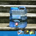 thumbnail image 1 of Cubo de agua pura para PC, contenedor de almacenamiento de agua, tanque de agua para exteriores, barril de agua portátil de gran capacidad para acampar, picnic, viajes en coche, 10 l, 1 of 5