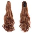 thumbnail image 1 of Extension de Queue de Cheval 24 Pouces Pince Griffe Ondulée Bouclée Extension de Cheveux Queue de Cheval Naturelle Duveteuse Postiche Synthétique pour Femmes Filles, 1 of 6