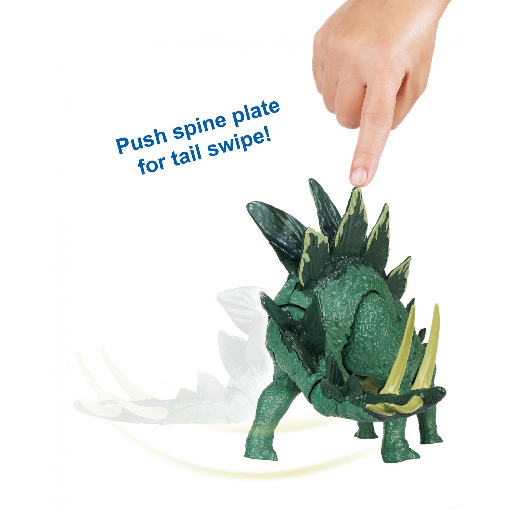 jurassic world action attack stegosaurus