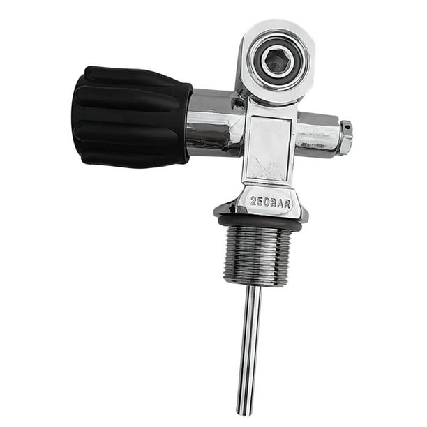Válvula de Reducción de Cilindro de Buceo 3000psi Sunnimix Válvula del tanque de buceo Color plata