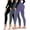 Black/Grey/Purple, variant on FUNNING 3 Pack Leggings for Women-No See-Through High Waisted Tummy Control Yoga Pants Workout Running Legging