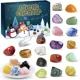 thumbnail image 4 of Christmas Advent Calendar Natural Crystal Gemstones Collection Box 24 Days Countdown Calendar Crystal Stone Gift Box for Kids, 4 of 5
