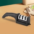 thumbnail image 4 of Knife Sharpener Handheld Sharpening Stone Portable 3/4 Stage Kitchen Accessories, 4 of 6