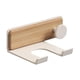 thumbnail image 4 of Soporte para secador de pelo jinwen Aluminio y Madera Organizador de Pared Con Gancho, 4 of 8