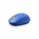 thumbnail image 3 of Mouse Getttech GAC-24406B Sensor óptico inalambrico USB 800-1200-1600 DPI Color Azul/Amarillo para Windows/Mac Ergonomico con gel de silicona, 3 of 7