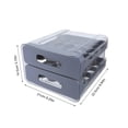 thumbnail image 2 of SOPOTUTU Caja Apilable Para Almacenamiento De Huevos Para Refrigerador Con Base Antideslizante Y Transparente Gris, 2 of 8