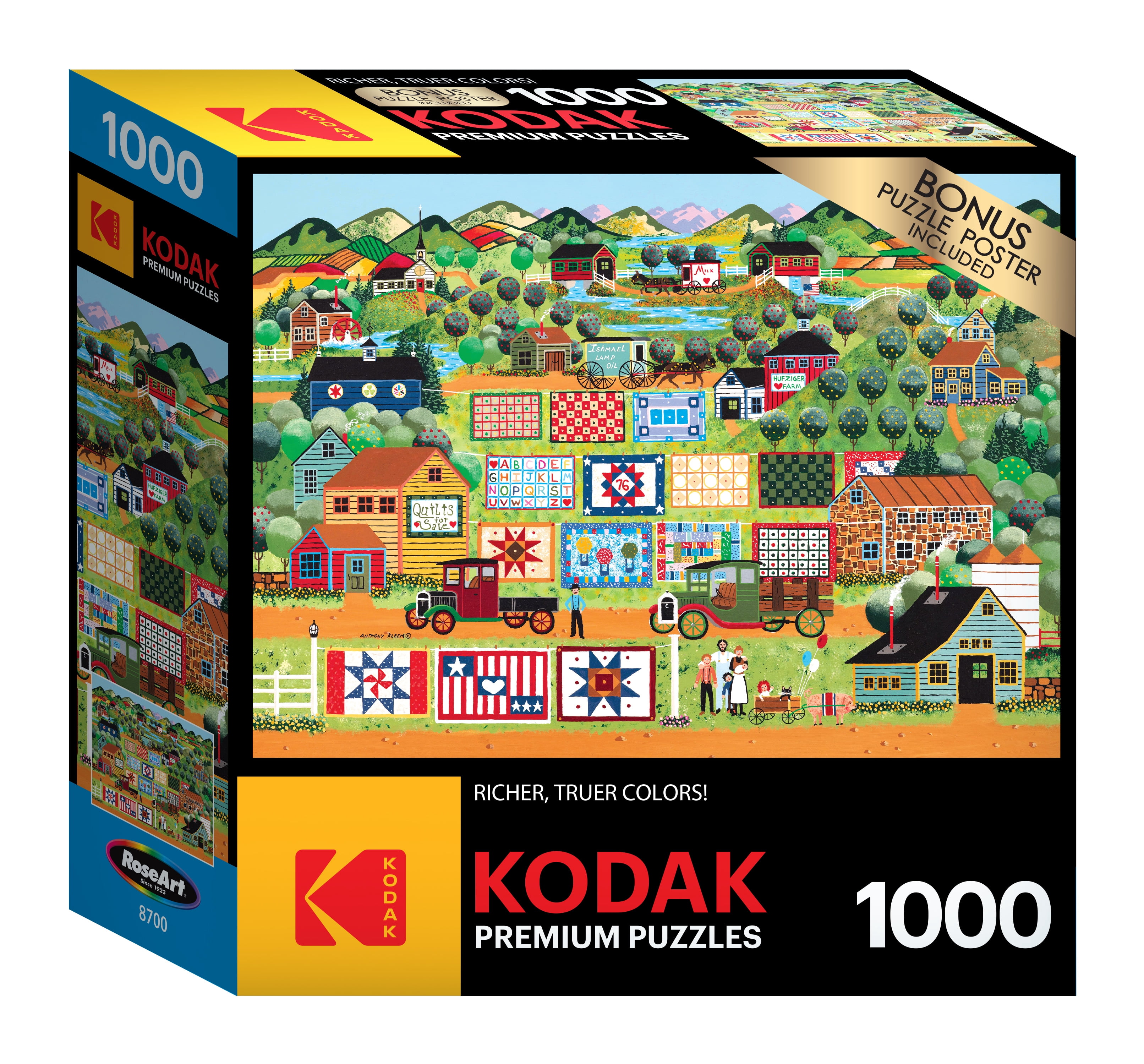 Cra-Z-Art Kodak 1000-Piece Quilts for Sale Adult Jigsaw Puzzle