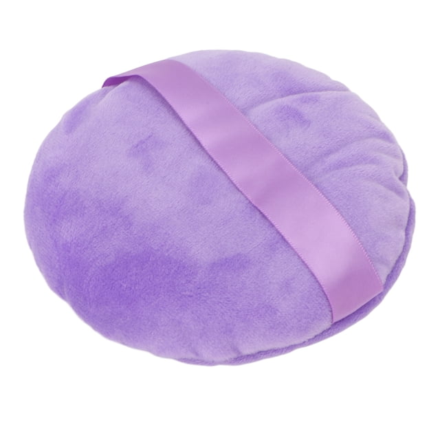 Tampons de Maquillage, Ultra Grand Usage Humide et Sec Tampons à Poudre en Vrac Poignée Ronde Douce pour la Peau Lavable en Machine pour Poudre Ombrage Violet, Couleur Peau