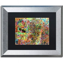 Trademark Fine Art "Scenes Of Vancouver" Canvas Art by Josh Byer, Black Matte, Silver Frame