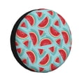 thumbnail image 1 of Fotbe Watermelon Funda de Llanta de Repuesto con Estampado, Engrosada, Ajuste Universal para Jeep, Remolque, RV, SUV, Camión-14 inch, 1 of 6