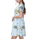 thumbnail image 2 of Balery Cartoon Turtle Vestidos sueltos de manga corta para mujer, vestidos de verano 2025, vestidos casuales de corte A con vuelo., 2 of 6