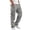 30#Light Gray, variant on Men's Heavyweight Cargo Sweatpants Fleece Joggers with Pockets Elastic Waist Casual Athletic Lounge Pants Wine M