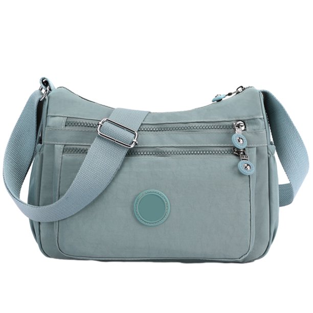 Bolso de mano para mujer, espacioso, con múltiples bolsillos, tipo bandolera, moderno, con asa superior