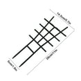thumbnail image 4 of Plastic Plant Trellis for Climbing Plants - 11 Inch Garden Support Stake, Stackable Indoor Plant Trellis for Potted Plants, Easy to Assemble DIY Plant Support for Cucumber, Green Beans, Roses, 4 of 6