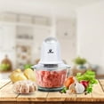 thumbnail image 6 of POSAME Small Food Processor Chopper 4 Cup Serving Glass Bowl FD01, 6 of 7