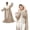 Beige, variant on TRUSTWARMTH Wearable Heated Throw Blanket 50" * 64", Electric Heated Wrap Poncho Shawl with Hood Pockets, 6 Heat Settings & 1-4H Timer Auto Off, Machine Washable, Gray