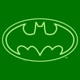 thumbnail image 2 of Men's Batman Outline Green Logo  Graphic T-Shirt, 2 of 5