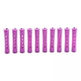 thumbnail image 1 of Bunblic 2x10Pcs Tringles à Onde Froide, Tringles à Cheveux Rouge Prune, Faciles à Utiliser, Rouleaux de Curling Courts, Rouleaux de Curling pour Femmes Filles avec Élastiques et Couvre-Cheveux, Prune Rouge, 2 Pcs, 1 of 8