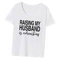 thumbnail image 4 of Camiseta para mujer Ropa deportiva Casual Verano Tops para vacaciones Viaje Uso diario M, 4 of 8