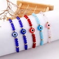 thumbnail image 5 of EOEMY Good Luck Blue Evil Eye Crystal Turkish Bracelet Adjustable Women Men Jewelry-1 Bead-Sky Blue, 5 of 9