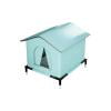 DXSSXC Outdoor Closed Cat House Tent, Waterproof Sun Protection Insulated Shelter for Feral Cats All Seasons Portable Porch Yard Garden Pet Bed Foldable
