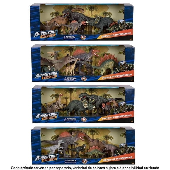 Set de juego Adventure Force Mundo de dinosaurios Varios modelos 1 piezas