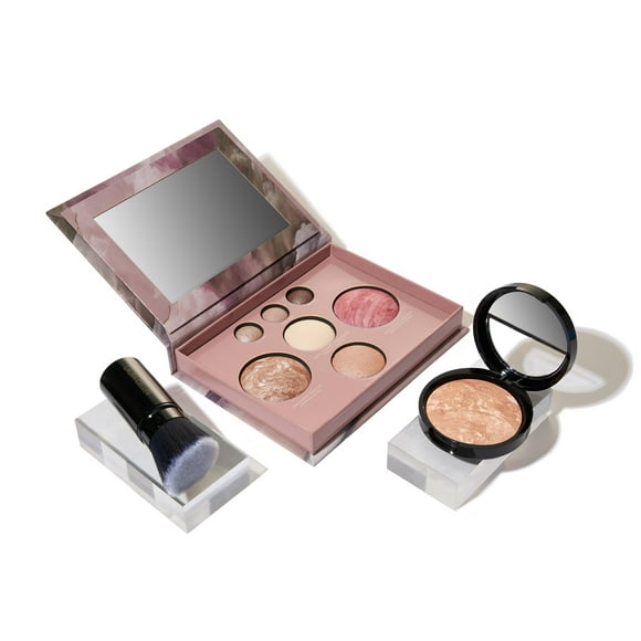 Set de maquillaje Laura Geller Baked Balance-n-Brighten con brocha