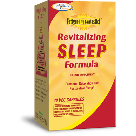 Enzymatic Therapy Ultimate Iron Enzymatic Therapy Fatigued to Fantastic! Revitalizing Sleep Formula Capsules, 30 Ct ()