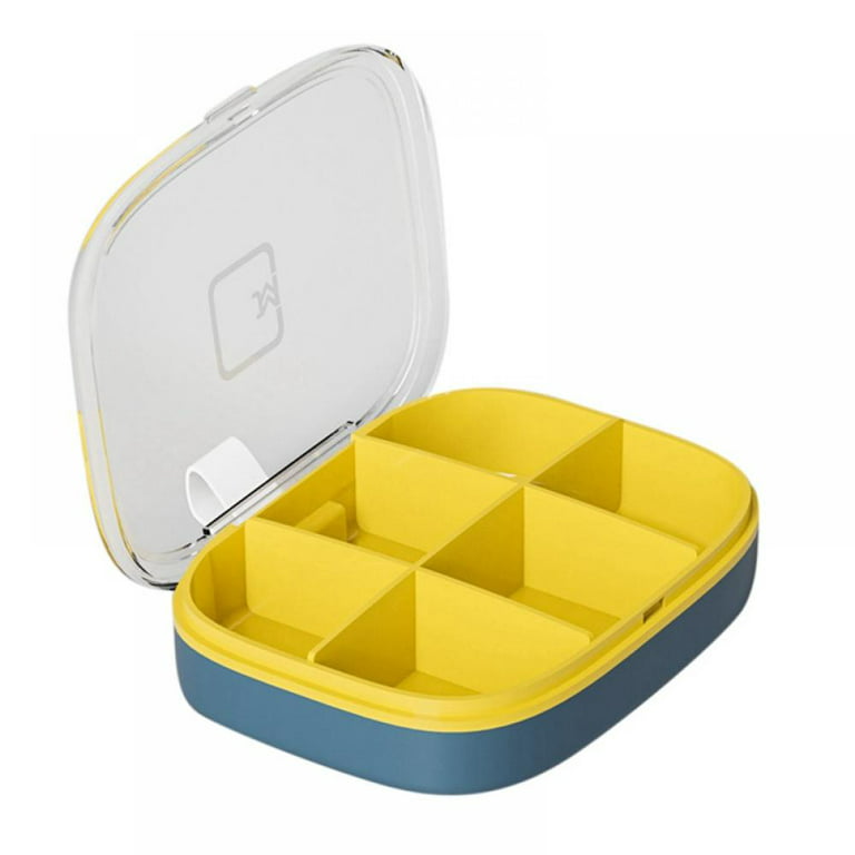Small Travel Pill Box - Purse Pill Organizer Travel Pill Case Moisture  Proof Vitamin Medicine Container Pill Dispenser Supplement Holder Portable