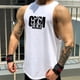 thumbnail image 1 of Camiseta sin mangas de algodón para entrenamiento y gimnasio, camiseta deportiva sin mangas con músculos para hombre, ropa de moda con tirantes, camisetas de culturismo, chaleco de Fitness Tan Jianjun unisex, 1 of 2