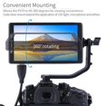 thumbnail image 2 of Brazo inclinable para monitor de campo FEELWORLD F5 F570 S55 FW568 de 14 cm, 2 of 7