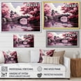 thumbnail image 4 of Designart "Cherry Blossom Pink Bridge Japon Art" Japanese Canvas Wall Art, 4 of 5