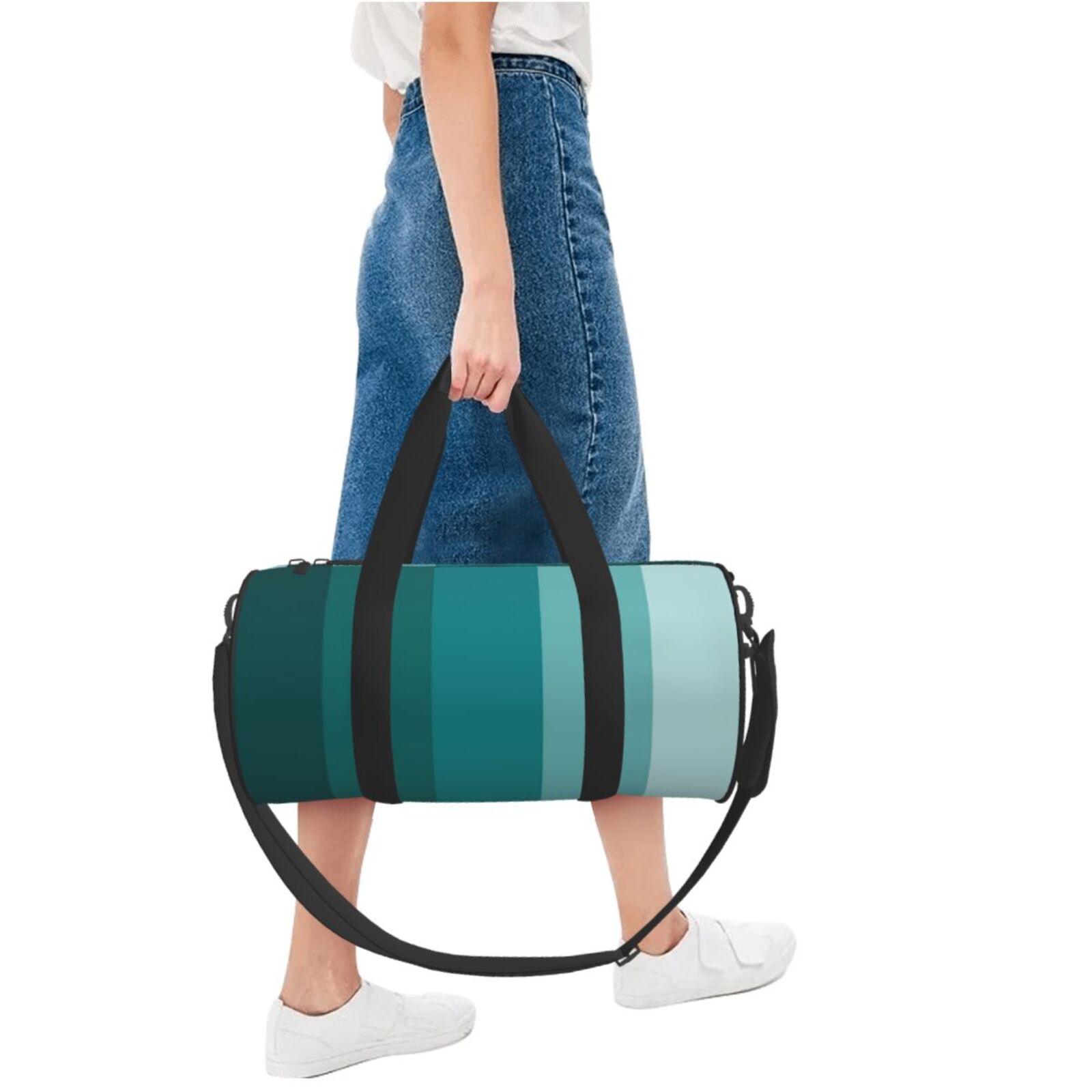 Defioc Teal Color for Travel Duffle Bag,Weekender Bag Carry On Tote Bags Hospital Bag Large Capacity Sport Gym Bag for Men Women Fit for Trave, Gym,Weekend
