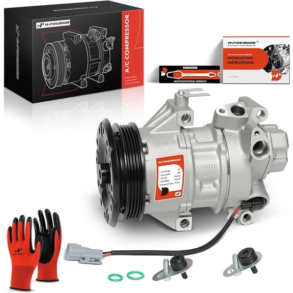 A-Premium AC Compressor with Clutch Compatible with Scion xA xB 2004-2006 L4 1.5L
