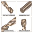 thumbnail image 3 of Uxcell 12 Packs 1.5mm Gold Titanium Coated High Speed Steel (HSS) 4341 Twist Drill Bits, 3 of 5