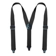 thumbnail image 2 of SGFCWSX Men Y-Type Adjustable Suspenders, Strong Clips Elastic Straps 3.8cm Width Formal Black, 2 of 4
