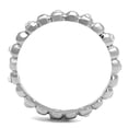 thumbnail image 1 of TK3085 - High polished (no plating) Stainless Steel Ring with AAA Grade CZ in Clear, 1 of 1